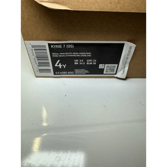 Nike Kyrie 7 GS Youth Regal Pink Sneakers Size 4y - Picture 9 of 9